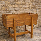 Extra Deep Raised Planter on Legs -  Large Garden Planter for Vegetables & Herbs