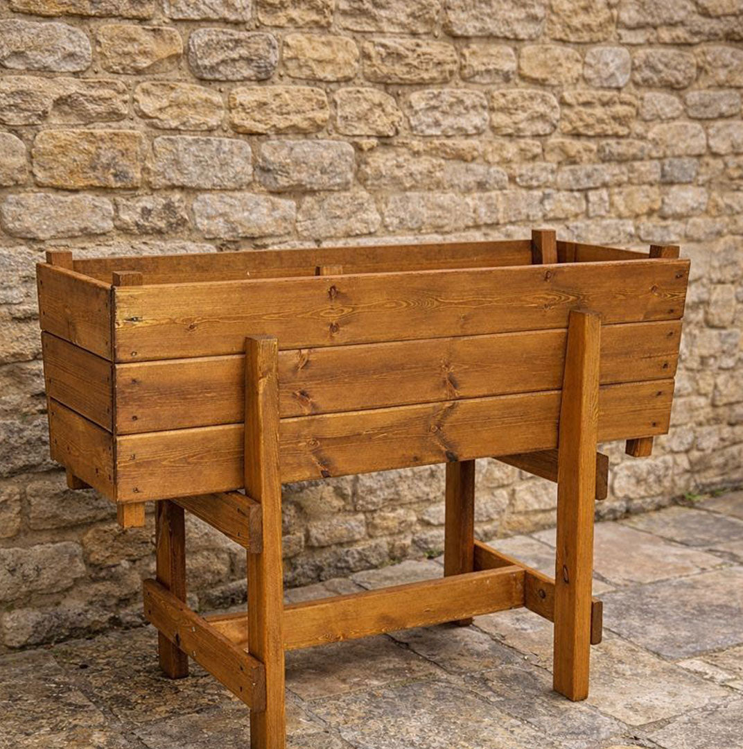 Extra Deep Raised Planter on Legs -  Large Garden Planter for Vegetables & Herbs