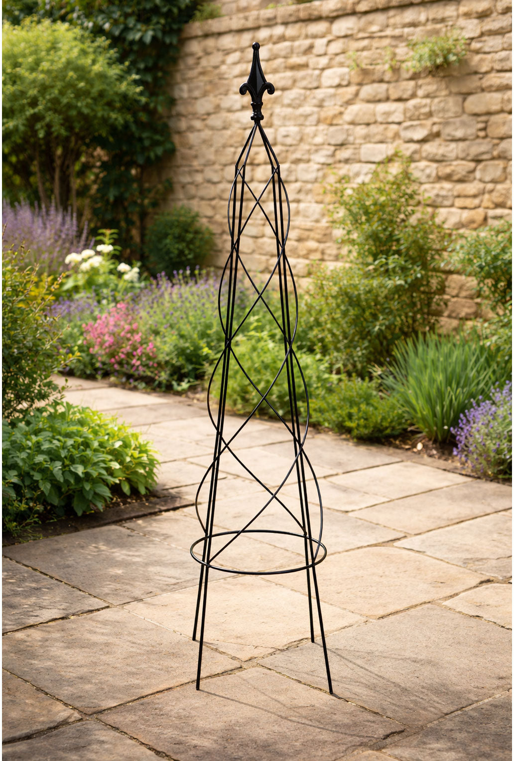 Garden Obelisk Trellis Plant Support - Metal Climbing Frame for Roses & Climbing Plants 200cm, 160cm & 120cm Sizes