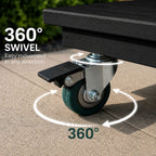 Heavy Duty Plant Pot Mover with Wheels Wooden Plant Caddy with 4 Swivel Castors
