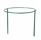 Green Powder Coated Metal Plant Support Hoops – Interlocking Garden Supports, Set of 2