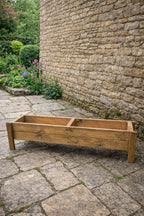Raised Wooden Planter Boxes Fully Assembled Outdoor Herb & Flower Containers