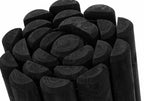 Timber Log Roll Garden Edging Black Pressure Treated Wooden Lawn Border Multiple Heights