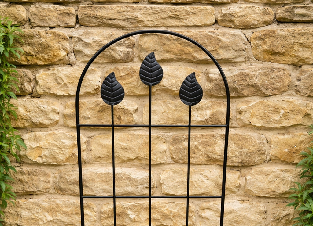 Decorative Garden Trellis Metal - Steel Climbing Plant Support Frame Outdoor Trellis Panel