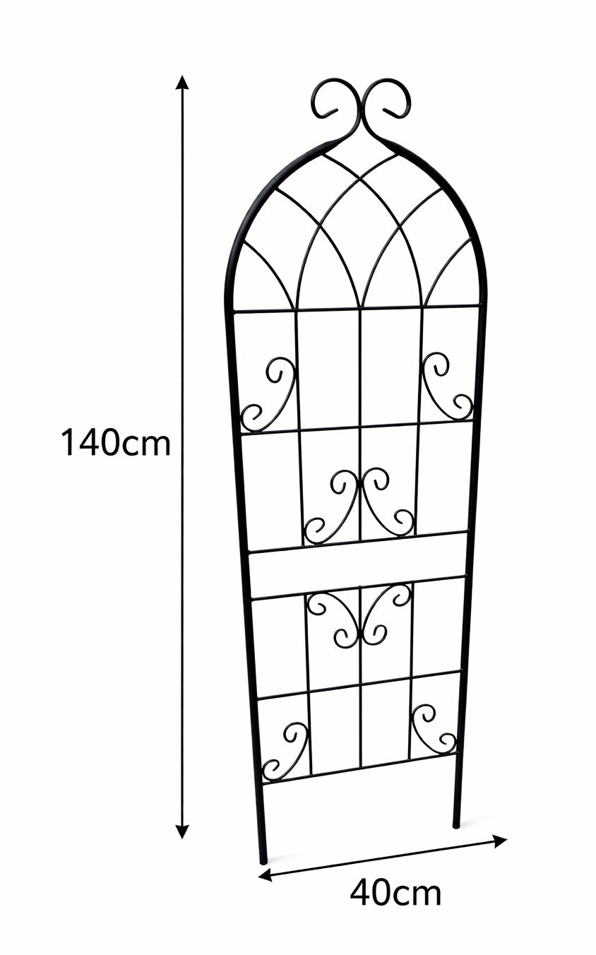 Steel Garden Wall Trellis for Supporting Climbing Plants