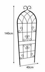 Steel Garden Wall Trellis for Supporting Climbing Plants