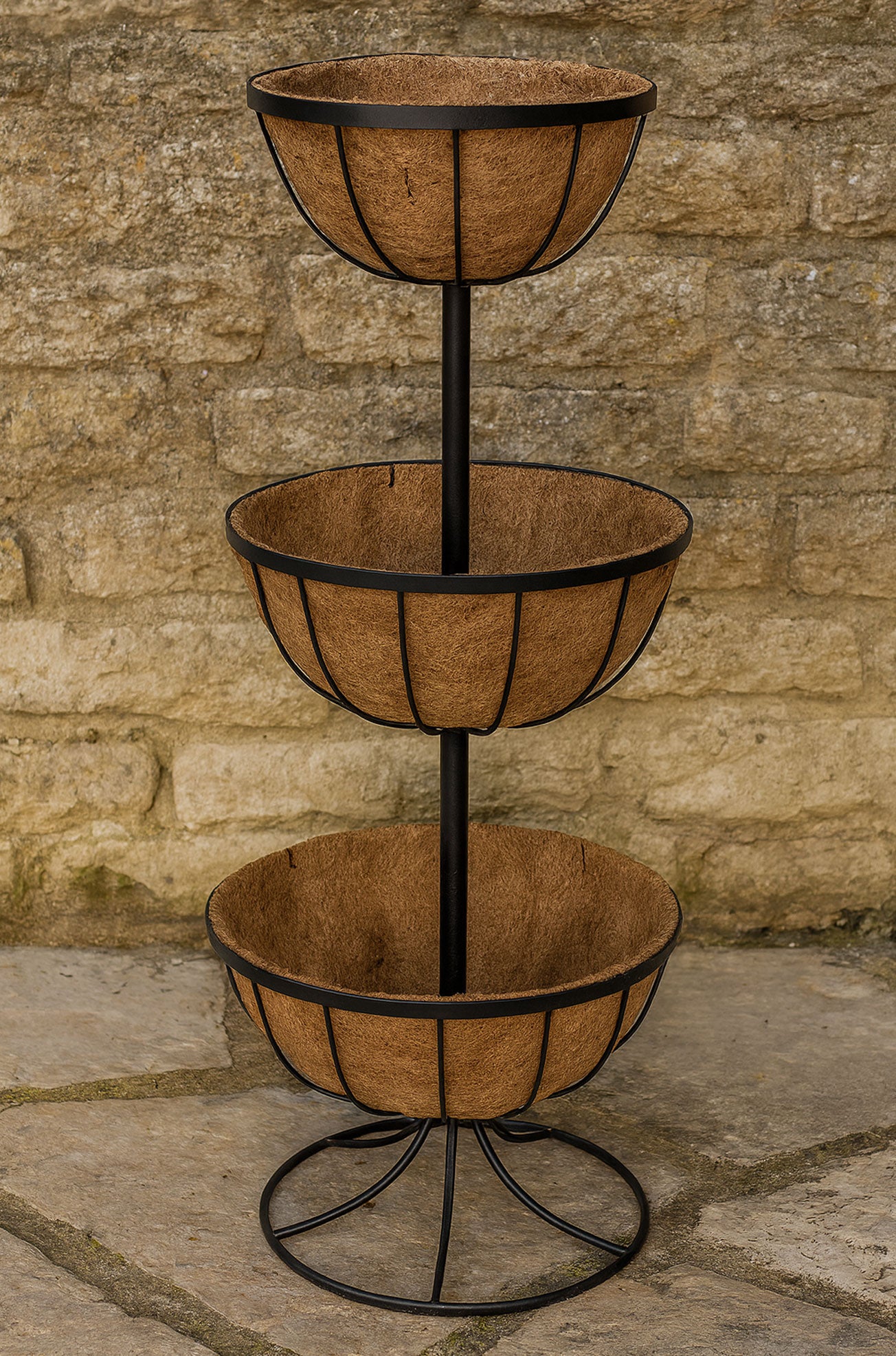 Matching Garden Wall Trough Window Boxes - Hanging Baskets & Raised Metal Patio Planters