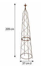 Handcrafted Steel Climbing Plant Support Obelisks - Available in 3 Sizes