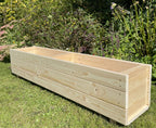 Premium Wooden Planter – Heavy-Duty Untreated Timber