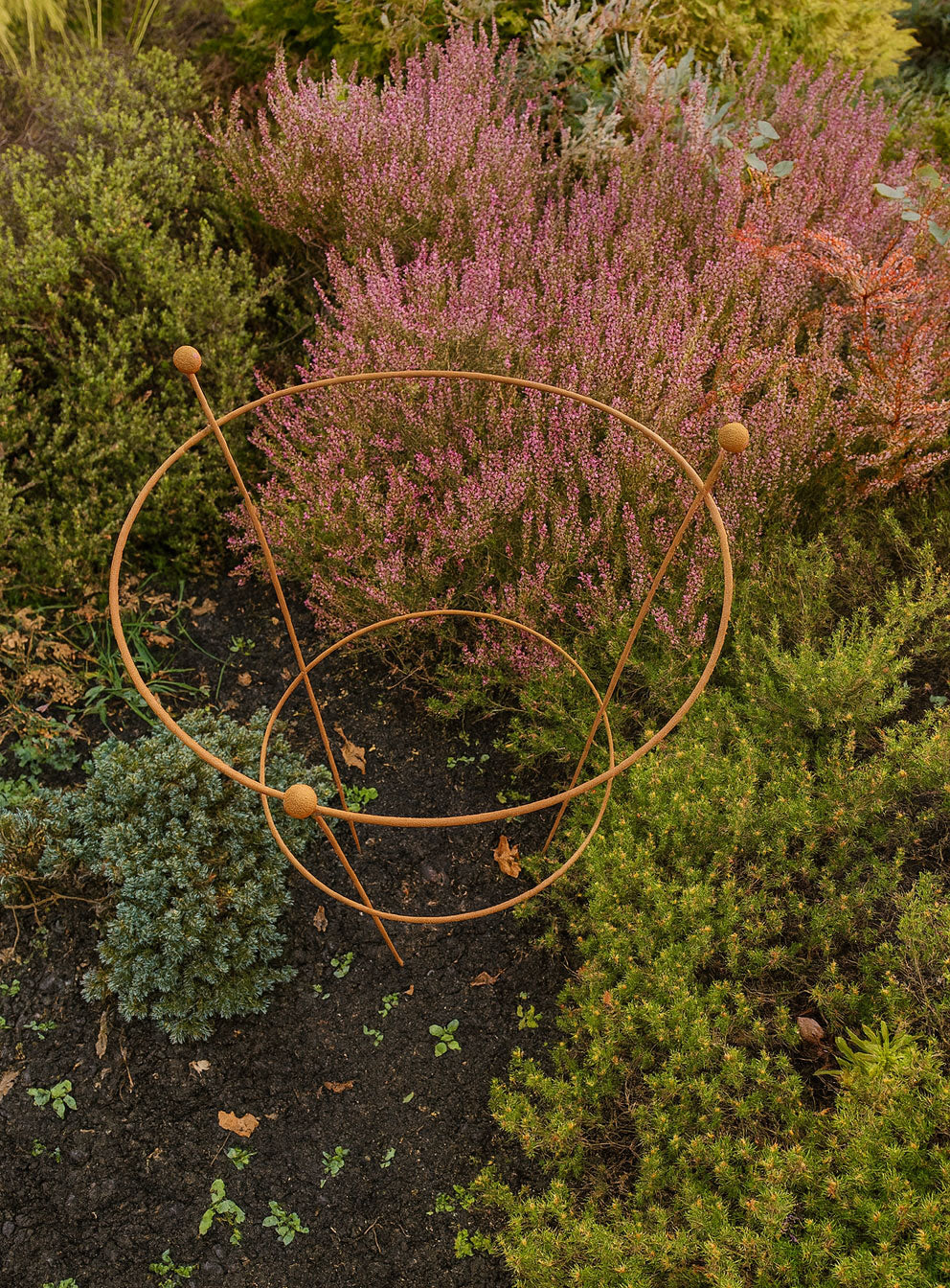 Peony Conical Support Ring Grow Through Perennial Plant Holders Pack of 2