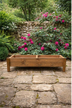 Raised Wooden Planter Boxes Fully Assembled Outdoor Herb & Flower Containers