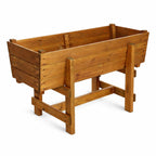Extra Deep Raised Planter on Legs -  Large Garden Planter for Vegetables & Herbs