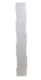 White Expandable Plastic Garden Trellis for Climbing Plants Vegetables and Flowers  - Adjustable Support Frame