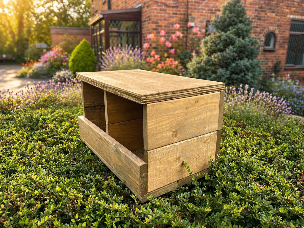 Heavy Duty Wooden Pigeon Nesting Box Large Outdoor Bird Box Garden Bird Shelter Open Front Nest Box