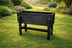 Elevated Wooden Planter Box Stand Large Raised Garden Bed for Growing Vegetables Herbs Flowers Outdoor Planter