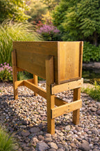 Extra Deep Wooden Raised Garden Planter Elevated Planter Box Stand for Herbs Vegetables Flowers Patio Decking Balcony