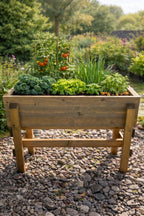Extra Deep Wooden Raised Garden Planter Elevated Planter Box Stand for Herbs Vegetables Flowers Patio Decking Balcony