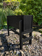Elevated Wooden Planter Box Stand Large Raised Garden Bed for Growing Vegetables Herbs Flowers Outdoor Planter