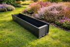 Outdoor Planter Boxes Wooden - Handcrafted Trough Planters Perfect for Flowers and Herbs