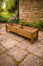 Raised Wooden Planter Boxes Fully Assembled Outdoor Herb & Flower Containers