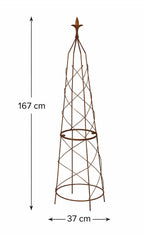 Handcrafted Steel Climbing Plant Support Obelisks - Available in 3 Sizes