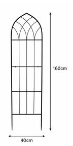 Arched Garden Trellis Metal Plant Support Frame for Climbing Plants and Flowers