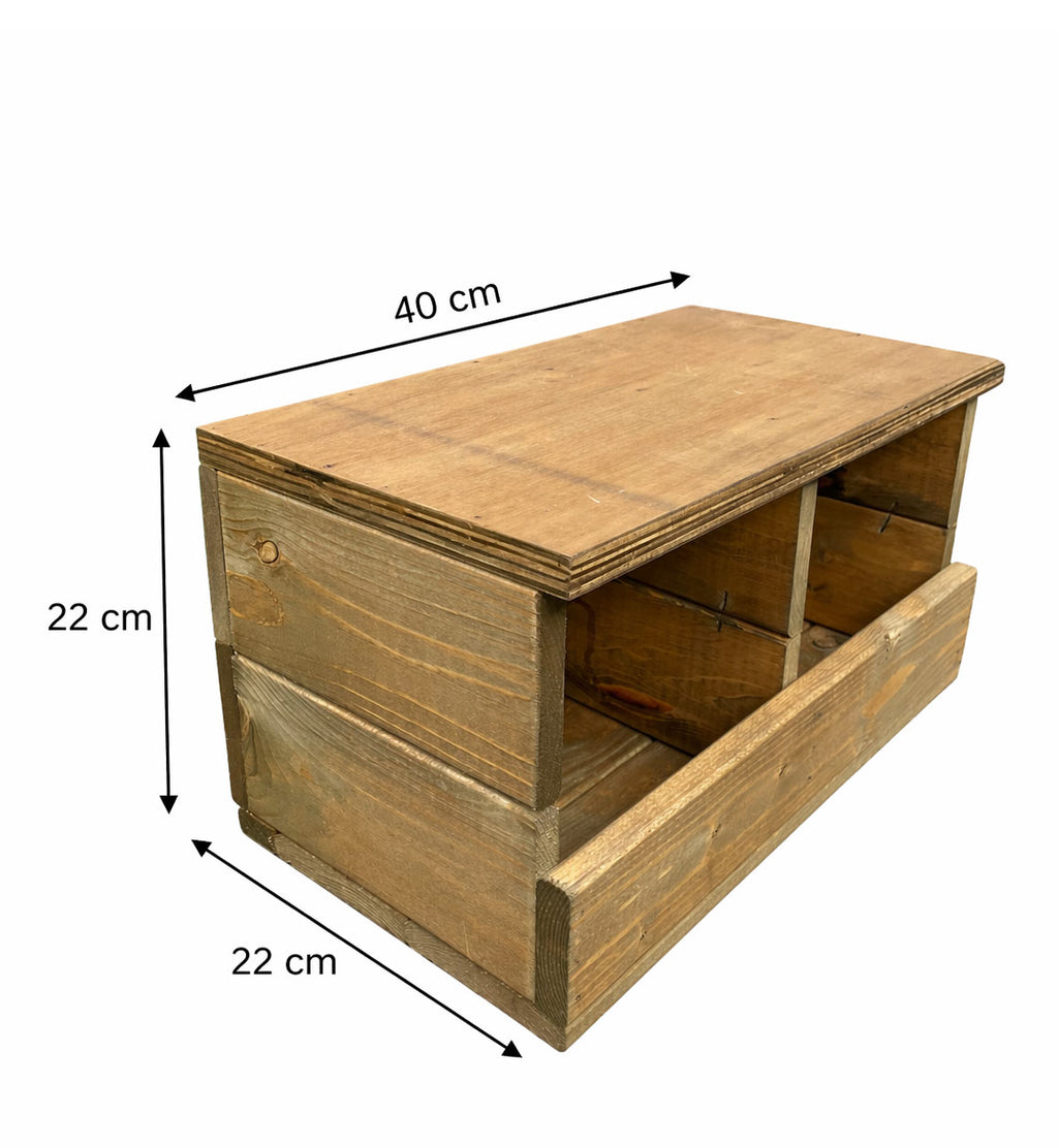 Heavy Duty Wooden Pigeon Nesting Box Large Outdoor Bird Box Garden Bird Shelter Open Front Nest Box