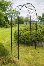 Sturdy Outdoor Garden Arch - Lattice Steel Trellis for Vertical Growing