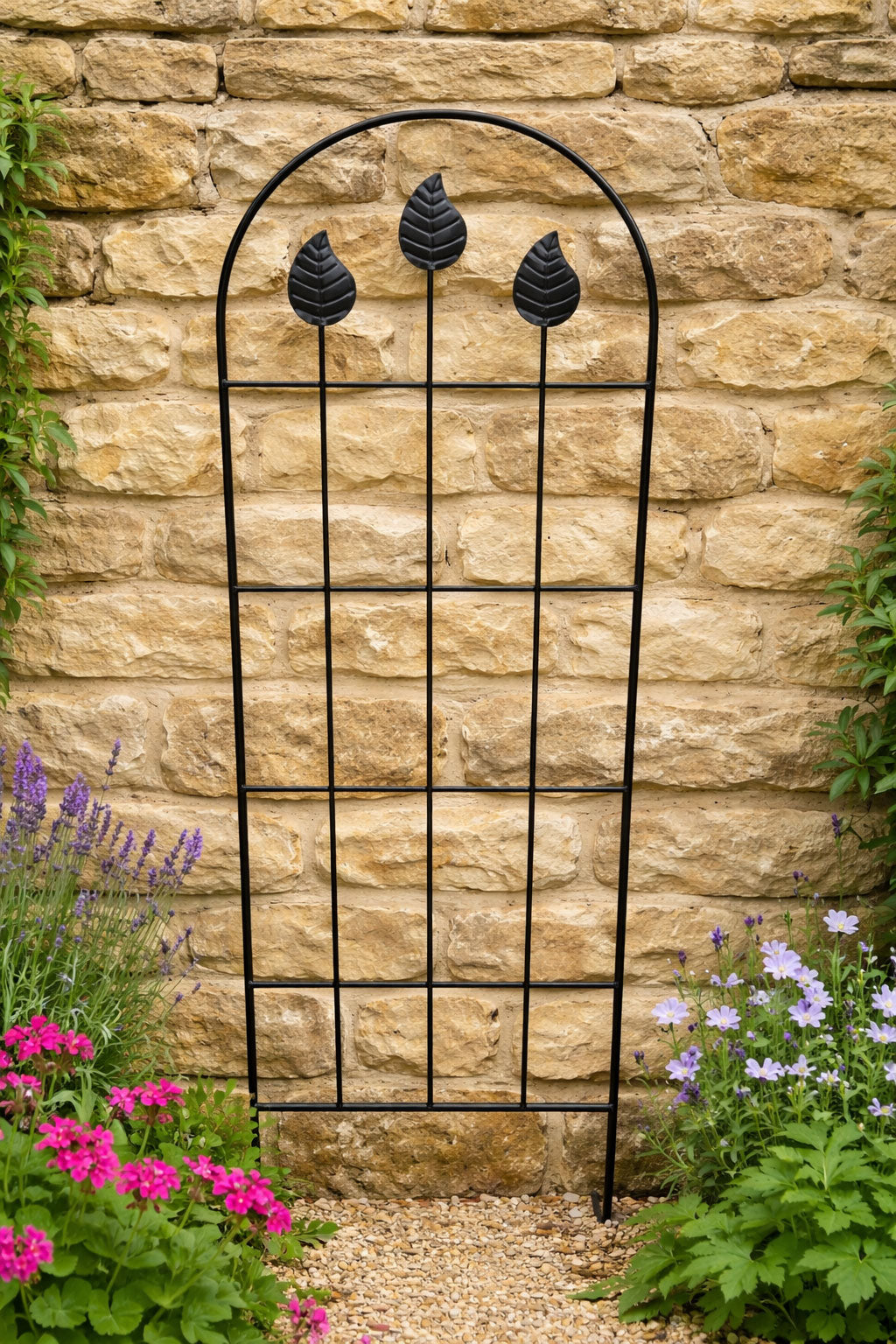 Decorative Garden Trellis Metal - Steel Climbing Plant Support Frame Outdoor Trellis Panel