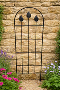 Decorative Garden Trellis Metal - Steel Climbing Plant Support Frame Outdoor Trellis Panel