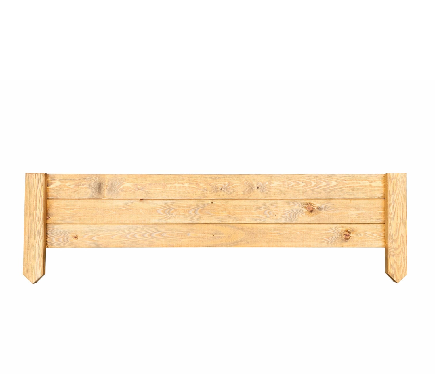 Premium Wooden Garden Edging - Timber Lawn & Flower Bed Border