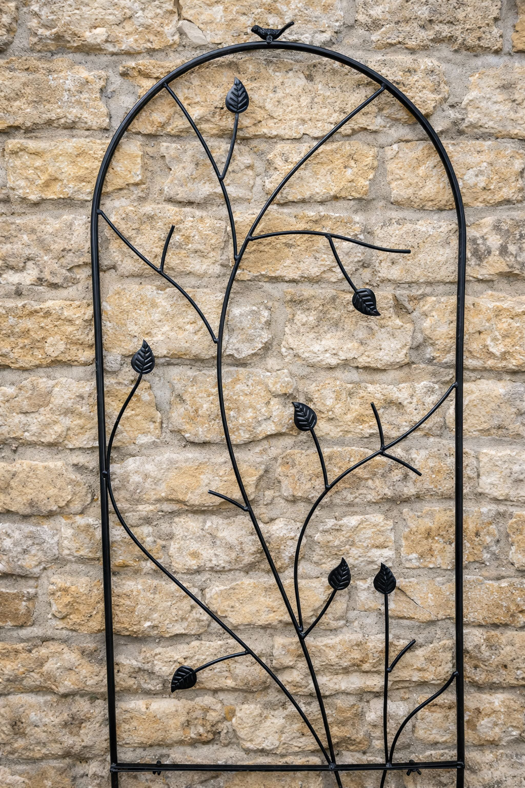 Decorative Metal Garden Trellis for Climbing Plants - Outdoor Wall Support