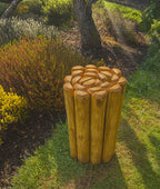 Heavy-Duty 70mm Half-Round Timber Log Roll – Flexible Garden Border & Lawn Edging