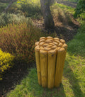Heavy-Duty 70mm Half-Round Timber Log Roll – Flexible Garden Border & Lawn Edging