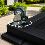 Heavy Duty Plant Pot Mover with Wheels Wooden Plant Caddy with 4 Swivel Castors
