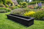 Wooden Outdoor Planter Box 126cm - Fully Assembled Garden Trough Rectangular Planter